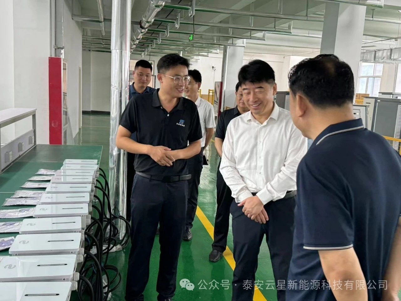 宁阳县委副书记、县长刘灿玉一行莅临云星新能源指导工作