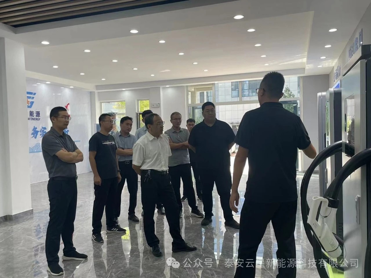 宁阳县国资运营中心领导莅临云星新能源调研项目建设进展情况