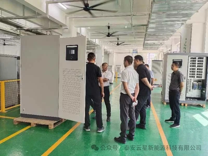 宁阳县国资运营中心领导莅临云星新能源调研项目建设进展情况