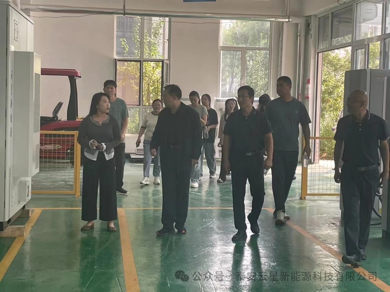 县委巡视组领导莅临云星新能源考察指导工作