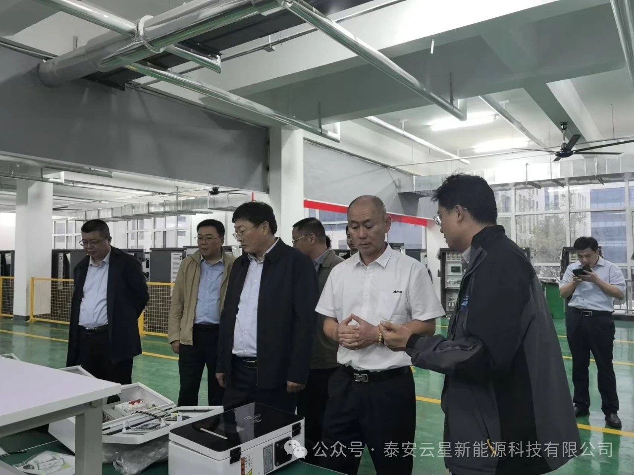 中国石化山东泰山石油股份有限公司来云星新能源考察洽谈
